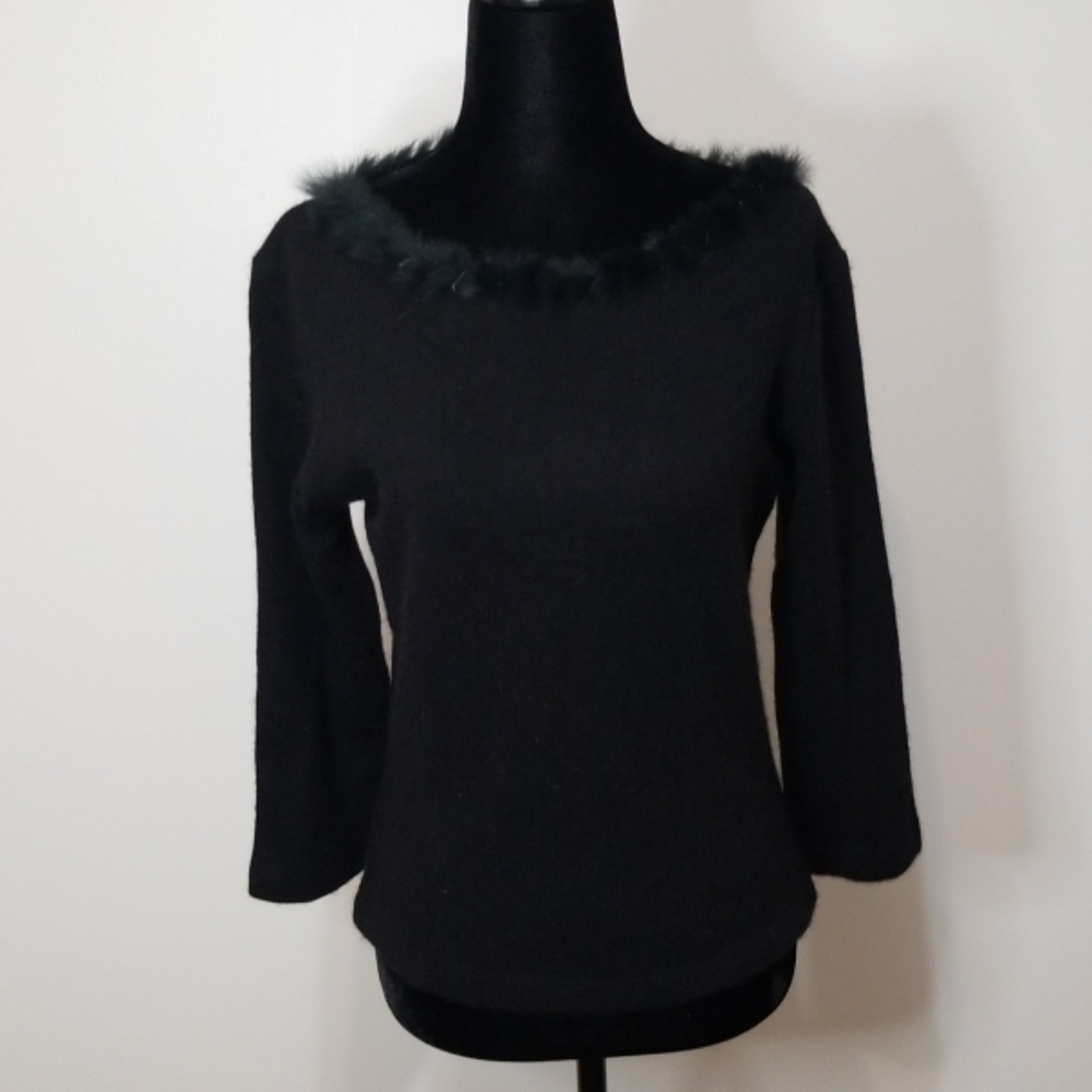 Cristina Gavioli angora blend sweater.